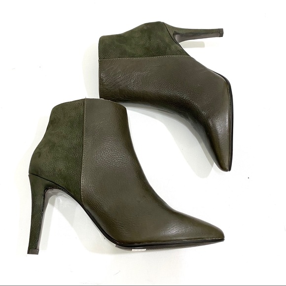 green stiletto boots